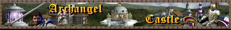 Heroes of might and magic 4 sur Archangel Castle : Informations, cartes (maps), downloads, patches, ligue, et tout en francais !